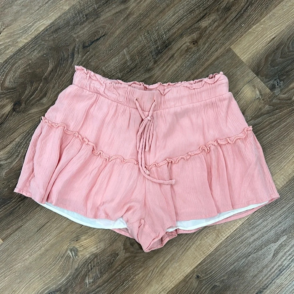 Altar’d State Skort, Pink , Size Medium M adjustable tie waist